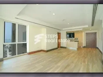 Studio  For Rent  in Doha -  The Pearl  Semi Furnished