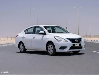 Nissan  Sunny  2019  Automatic  85,000 Km  4 Cylinder  Front Wheel Drive (FWD)  Sedan  White