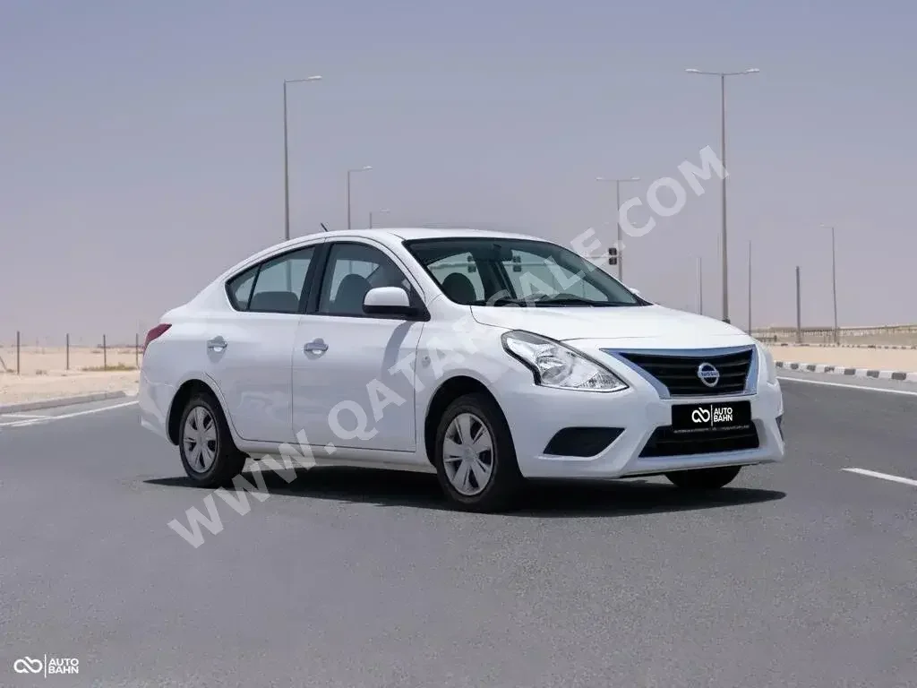 Nissan  Sunny  2019  Automatic  130,000 Km  4 Cylinder  Front Wheel Drive (FWD)  Sedan  White