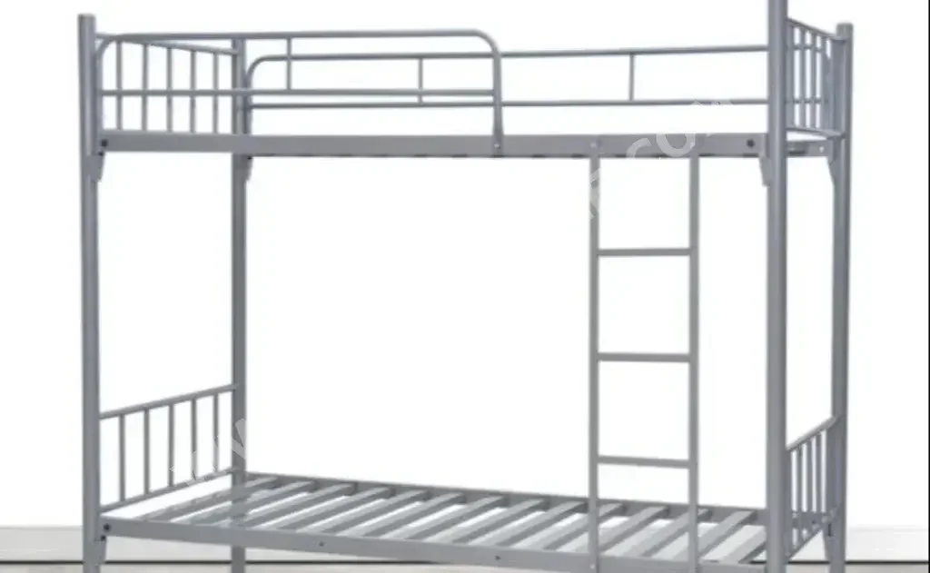 Beds - Twin  - Gray  - Mattress Included