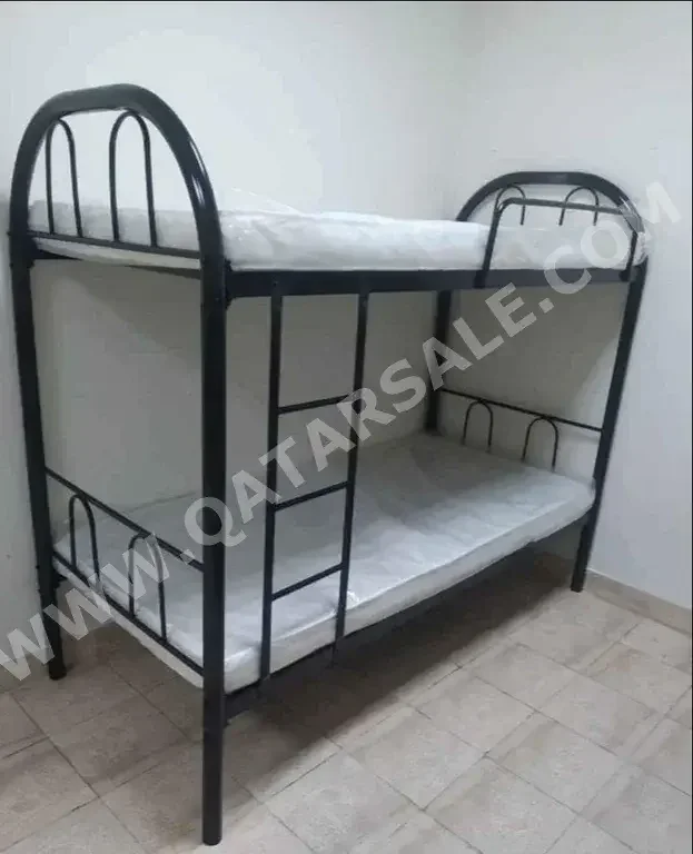 Beds - Twin  - Black  - Mattress Included
