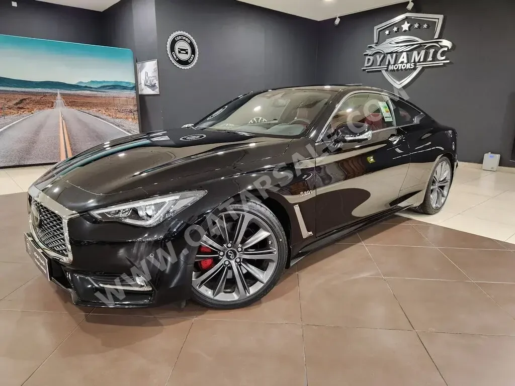 Infiniti  Q  60 S  2020  Automatic  0 Km  6 Cylinder  Rear Wheel Drive (RWD)  Coupe / Sport  Black  With Warranty