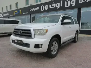Toyota  Sequoia  SR5  2014  Automatic  361,000 Km  8 Cylinder  Four Wheel Drive (4WD)  SUV  White