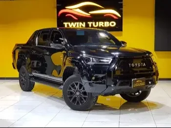 Toyota  Hilux  GR Sport  2023  Automatic  10,000 Km  6 Cylinder  Four Wheel Drive (4WD)  Pick Up  Black  With Warranty