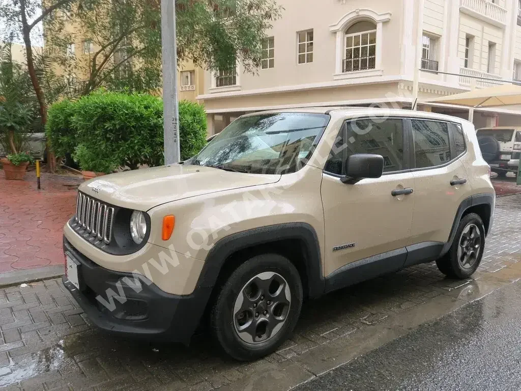 Jeep  Renegade  Sport  2016  Automatic  93,000 Km  4 Cylinder  Front Wheel Drive (FWD)  SUV  Beige
