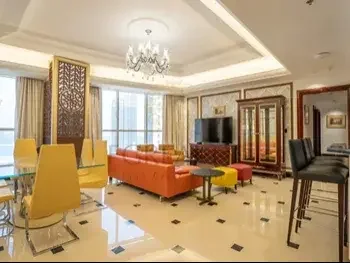 2 غرف نوم  شقة  للايجار  في الدوحة -  الخليج الغربي  مفروشة بالكامل