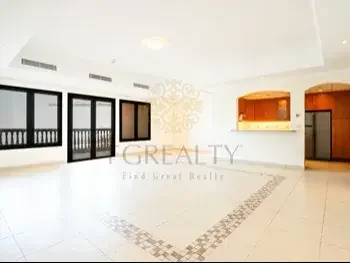 3 غرف نوم  شقة  للايجار  في الدوحة -  اللؤلؤة  غير مفروشة