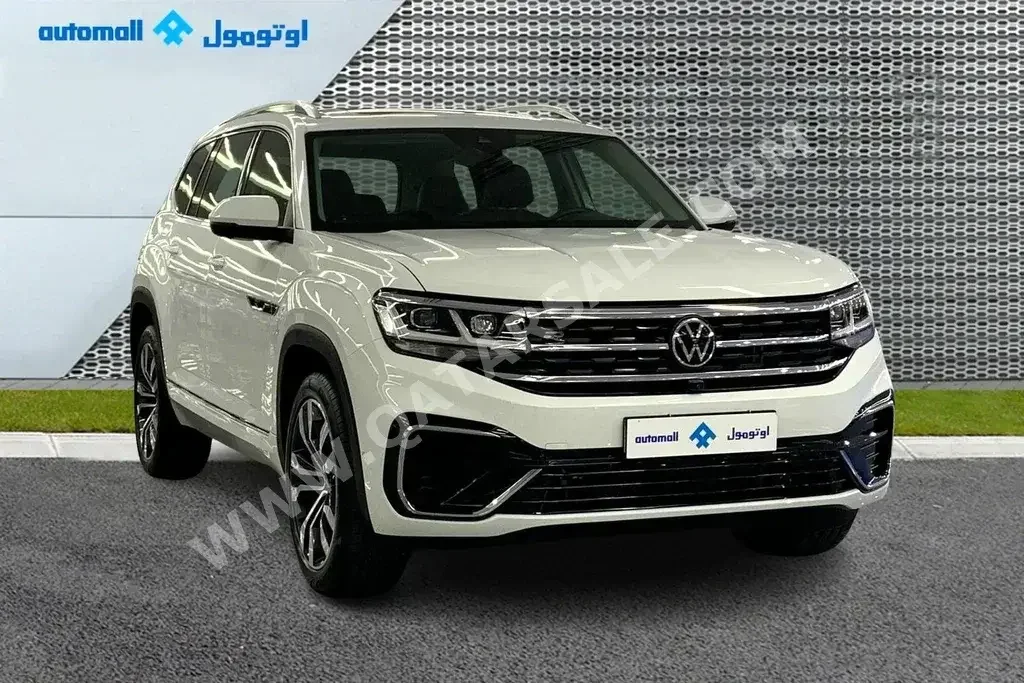 Volkswagen  Teramont  R Line  2023  Automatic  1,530 Km  6 Cylinder  Front Wheel Drive (FWD)  SUV  White  With Warranty