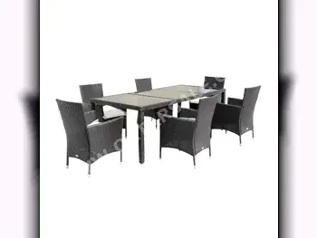 Patio Furniture - Gray  - Patio Set  -Number Of Seats 6