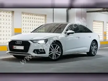 Audi  A6  2021  Automatic  24,000 Km  4 Cylinder  Four Wheel Drive (4WD)  Sedan  White  With Warranty