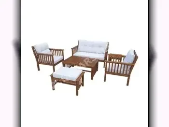 Patio Furniture - Brown  - Patio Set  -Number Of Seats 3