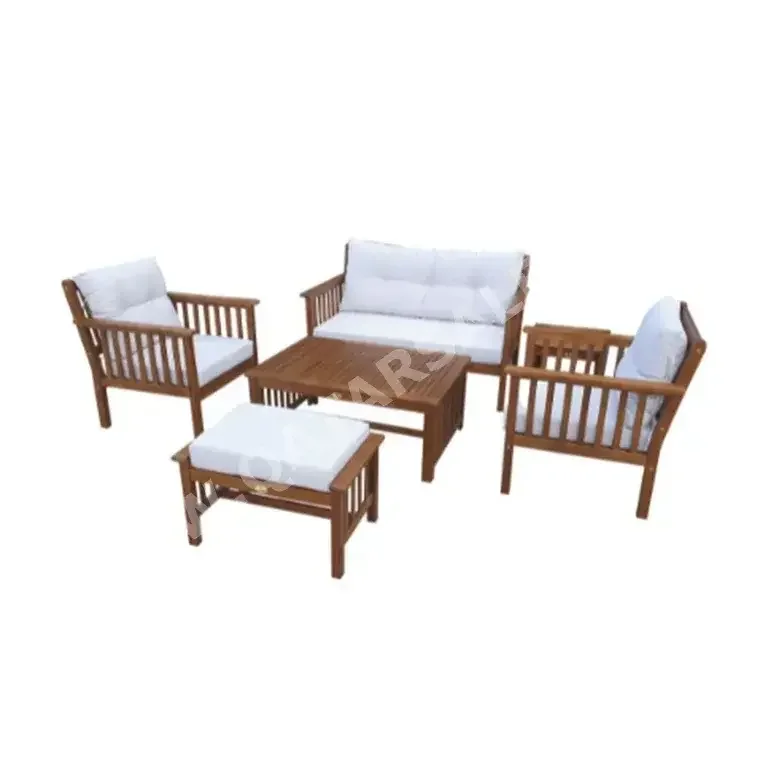 Patio Furniture - Brown  - Patio Set  -Number Of Seats 3
