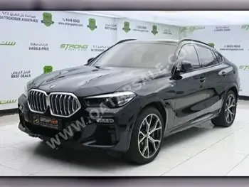 BMW  X-Series  X6  2021  Automatic  60,000 Km  6 Cylinder  Four Wheel Drive (4WD)  SUV  Black  With Warranty