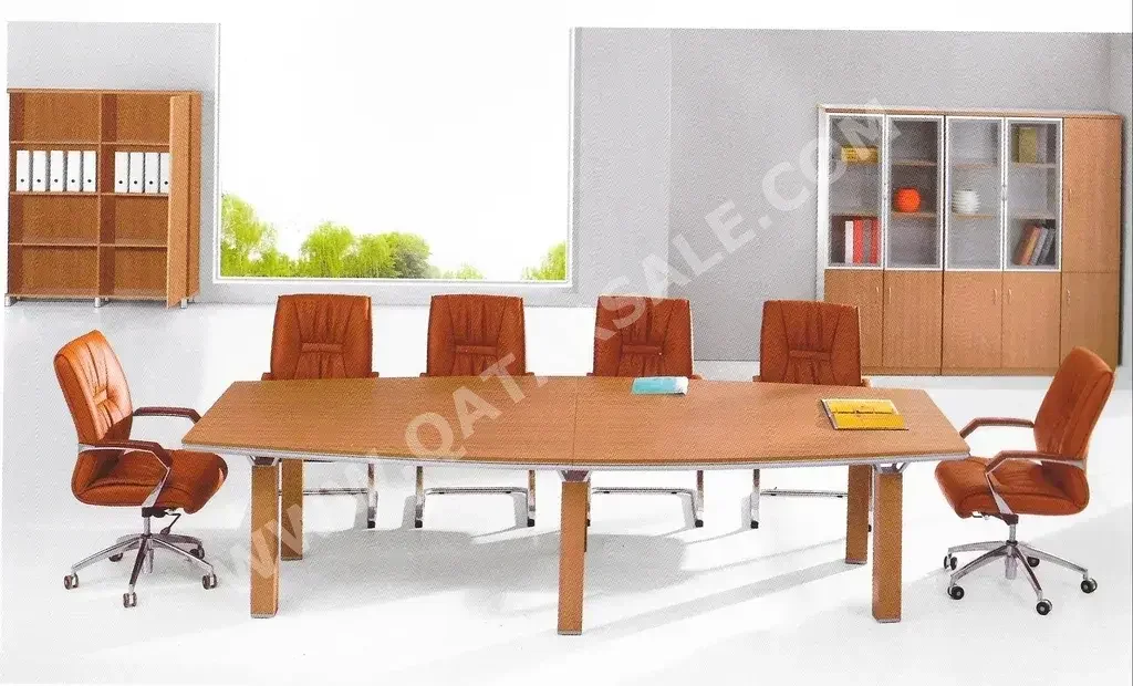 Desks & Computer Desks - Meeting Table  - Brown
