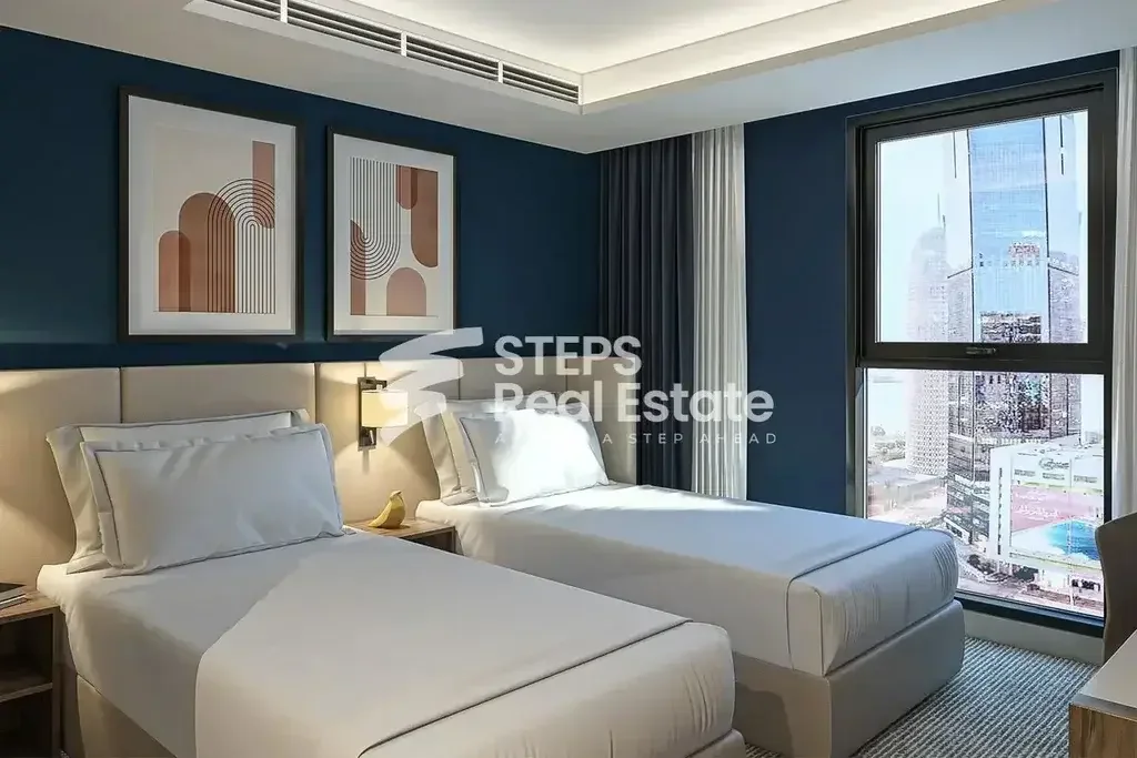 2 Bedrooms  Apartment  For Rent  Doha -  West Bay  Fully Furnished
