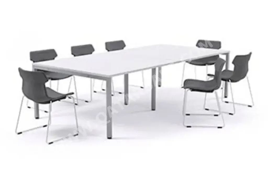 Desks & Computer Desks - Meeting Table  - White
