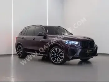 BMW  X-Series  X5 M Competition  2021  Automatic  62,400 Km  8 Cylinder  Four Wheel Drive (4WD)  SUV  Purple  With Warranty