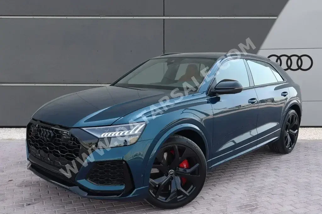 Audi  RSQ8  2021  Automatic  25,500 Km  8 Cylinder  All Wheel Drive (AWD)  SUV  Blue  With Warranty
