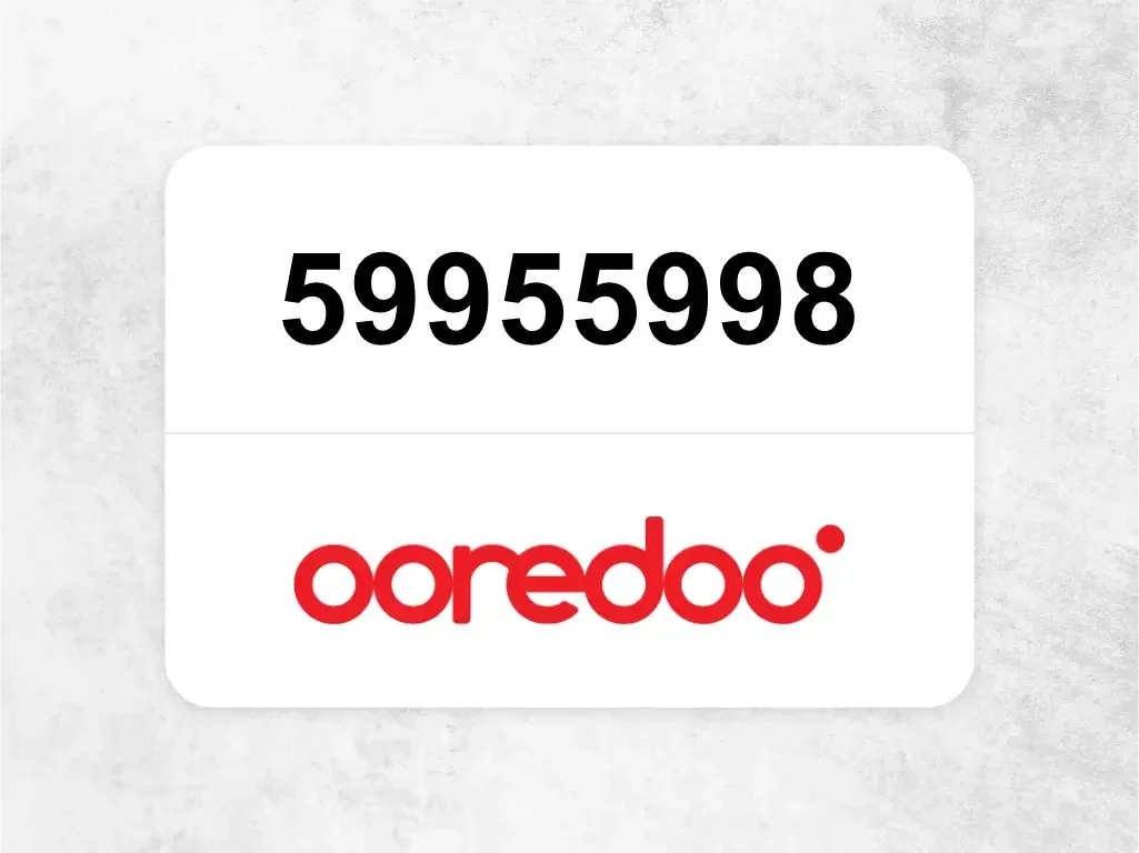 Ooredoo Mobile Phone  59955998