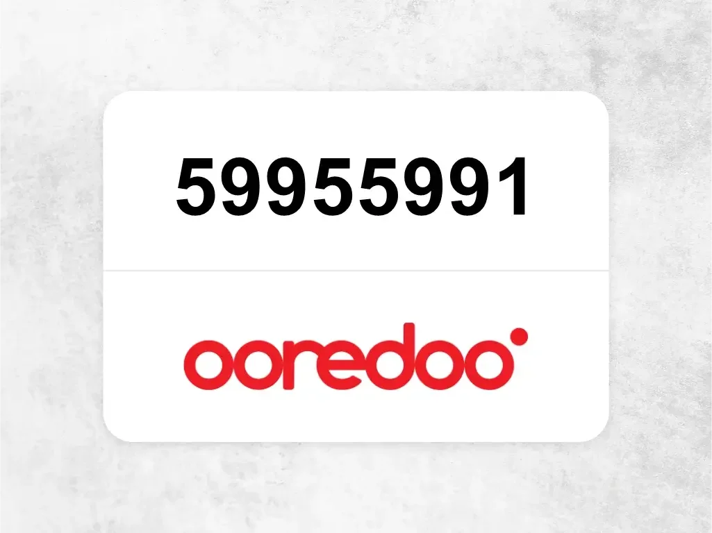 Ooredoo Mobile Phone  59955991
