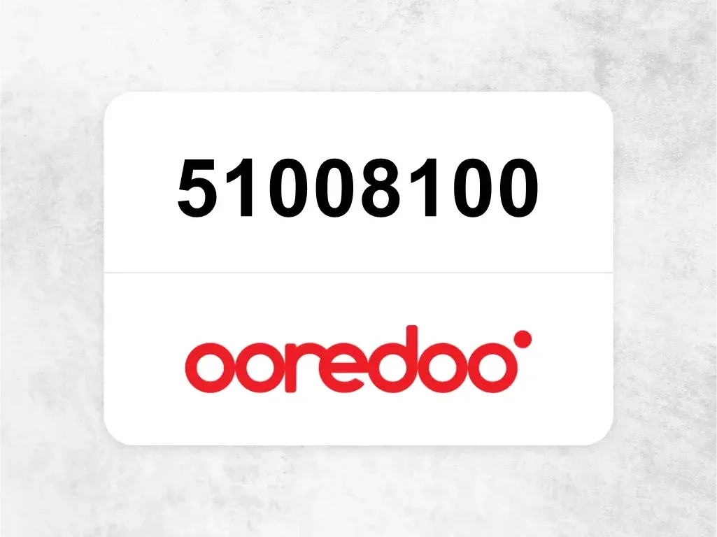 Ooredoo Mobile Phone  51008100