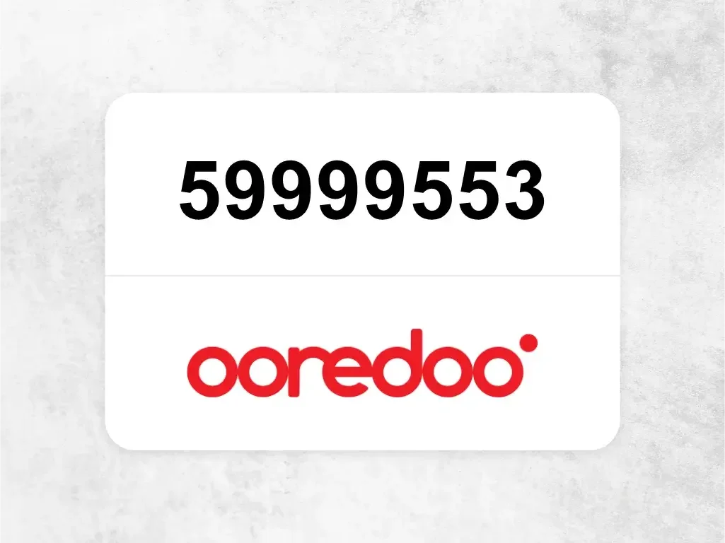 Ooredoo Mobile Phone  59999553