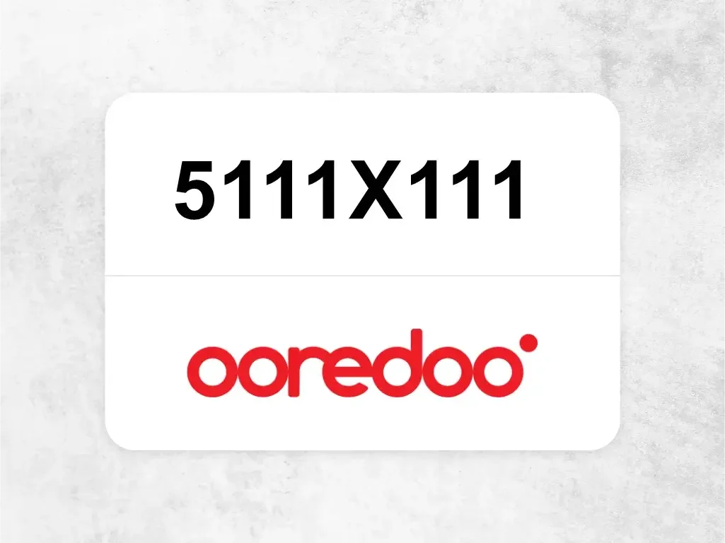 Ooredoo Mobile Phone  5111X111