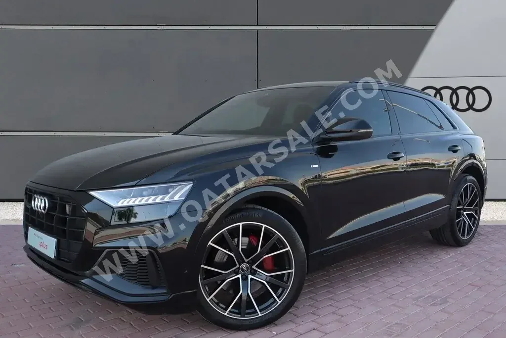 Audi  Q8  S-Line  2022  Automatic  9,000 Km  6 Cylinder  All Wheel Drive (AWD)  SUV  Black  With Warranty