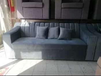 Sofas, Couches & Chairs 3-Seat Sofa  - Velvet  - Gray