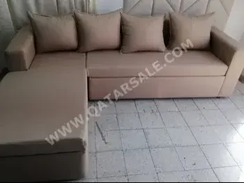 Sofas, Couches & Chairs L shape  - Cotton / Cotton Blend  - Beige