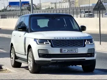 Land Rover  Range Rover  Vogue HSE  2019  Automatic  45,000 Km  8 Cylinder  Four Wheel Drive (4WD)  SUV  White  With Warranty