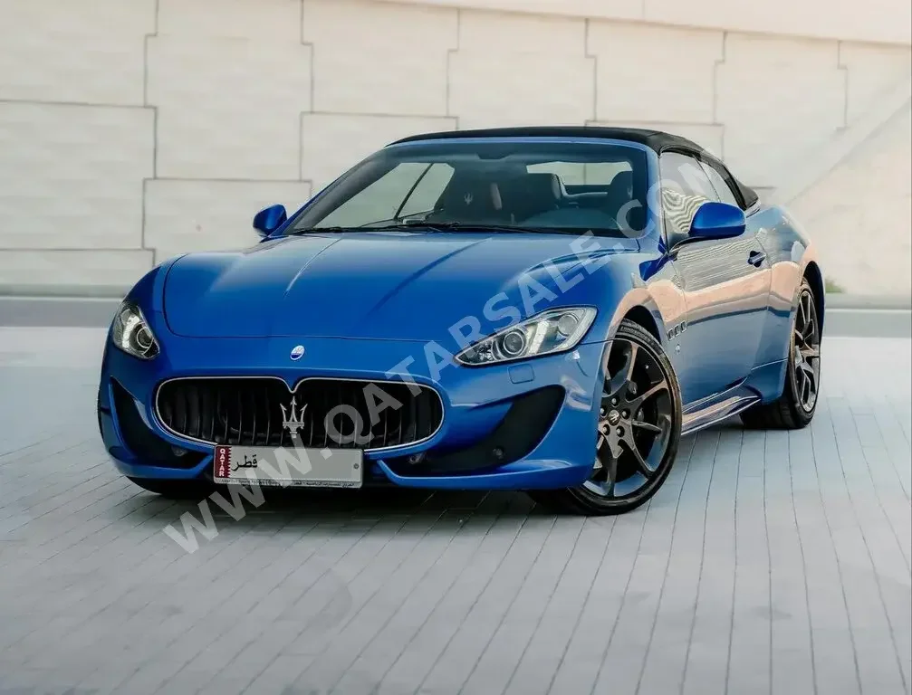 Maserati  GranTurismo  2013  Automatic  13,000 Km  8 Cylinder  Rear Wheel Drive (RWD)  Coupe / Sport  Blue