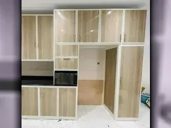 Kitchen Cabinets & Drawers - Beige  - Qatar