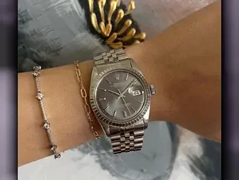 Watches - Rolex  - Analogue Watches  - Grey  - Unisex Watches