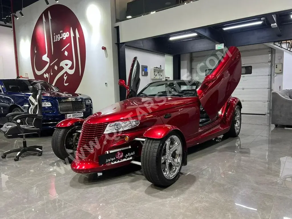  Plymouth  Prowler  2001  Automatic  24,000 Km  6 Cylinder  Rear Wheel Drive (RWD)  Convertible  Red  With Warranty