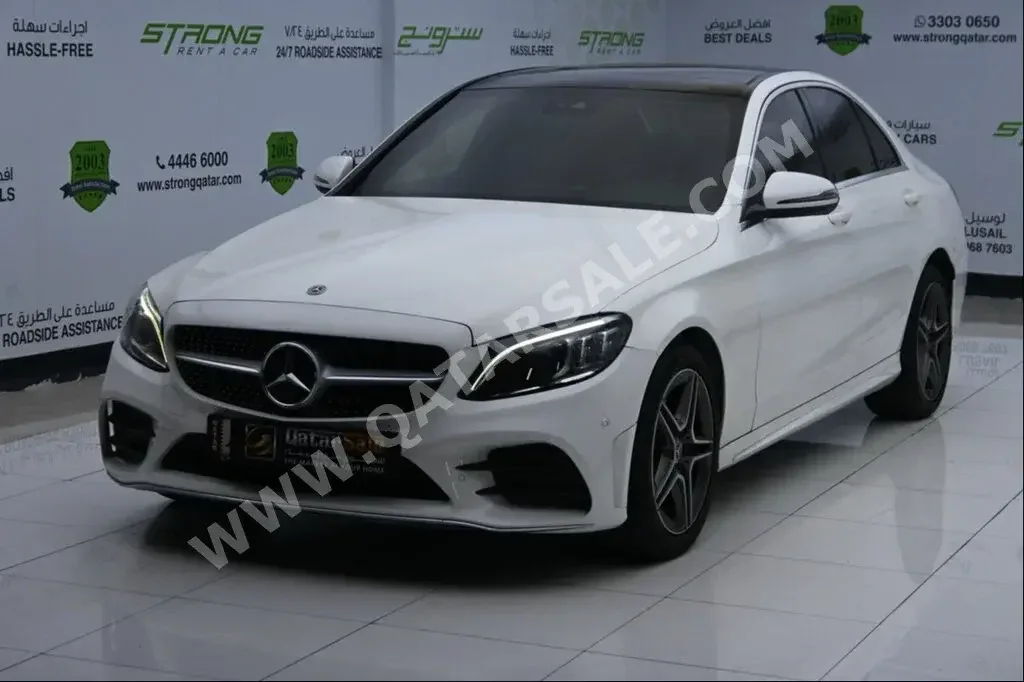 Mercedes-Benz  C-Class  200 AMG  2020  Automatic  62,000 Km  4 Cylinder  Rear Wheel Drive (RWD)  Sedan  White  With Warranty