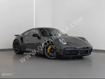 Porsche  911  Turbo S  2021  Automatic  9,800 Km  6 Cylinder  Rear Wheel Drive (RWD)  Coupe / Sport  Gray  With Warranty