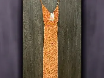 Dress  - Mango  - Orange  -Size: M
