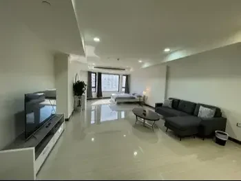 شقة استوديو  للايجار  في الدوحة -  اللؤلؤة  مفروشة بالكامل