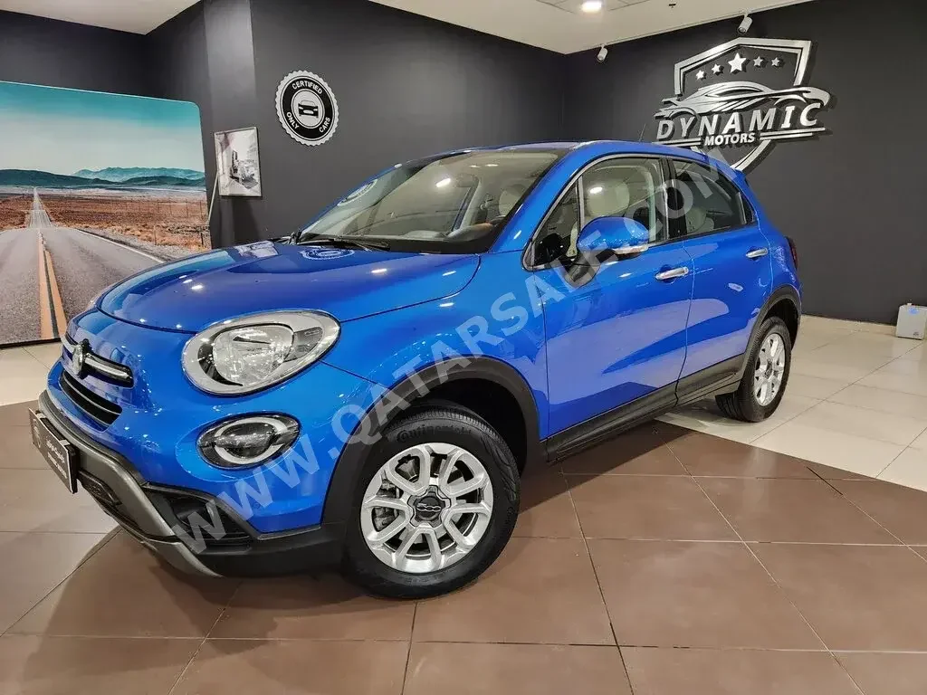 Fiat  500  X  2020  Automatic  92,000 Km  4 Cylinder  Front Wheel Drive (FWD)  Hatchback  Blue  With Warranty