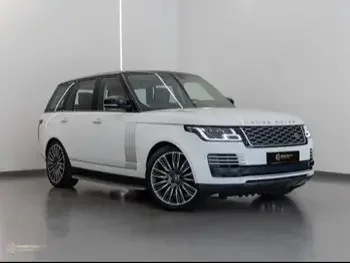  Land Rover  Range Rover  Vogue  Autobiography  2019  Automatic  16,800 Km  8 Cylinder  Four Wheel Drive (4WD)  SUV  White  With Warranty