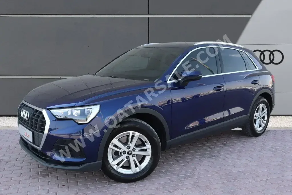 Audi  Q3  35 TFSI  2022  Automatic  17,000 Km  4 Cylinder  Front Wheel Drive (FWD)  SUV  Blue  With Warranty
