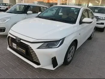 Toyota  Yaris  2023  Automatic  22,000 Km  4 Cylinder  Rear Wheel Drive (RWD)  Sedan  White  With Warranty