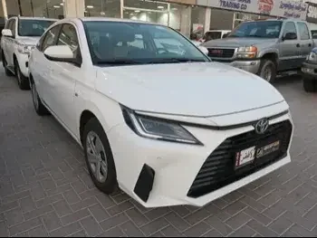 Toyota  Yaris  2023  Automatic  47,000 Km  4 Cylinder  Front Wheel Drive (FWD)  Sedan  White  With Warranty