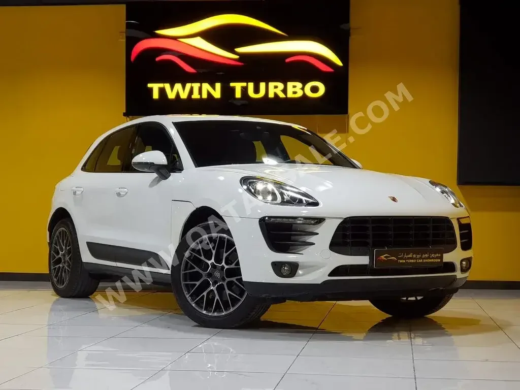Porsche  Macan  S  2018  Automatic  16,000 Km  6 Cylinder  Four Wheel Drive (4WD)  SUV  White