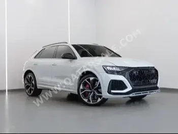 Audi  RS  Q 8  2022  Automatic  40,500 Km  8 Cylinder  Four Wheel Drive (4WD)  SUV  White  With Warranty