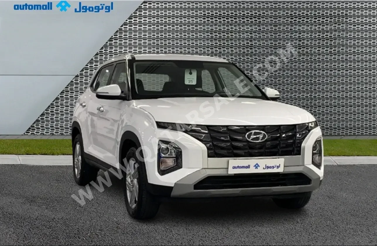 Hyundai  Creta  2024  Automatic  526 Km  4 Cylinder  Front Wheel Drive (FWD)  SUV  White  With Warranty