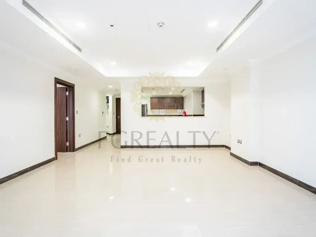 1 غرف نوم  شقة  للايجار  في الدوحة -  اللؤلؤة  غير مفروشة