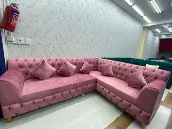 Sofas, Couches & Chairs L shape  - Pink