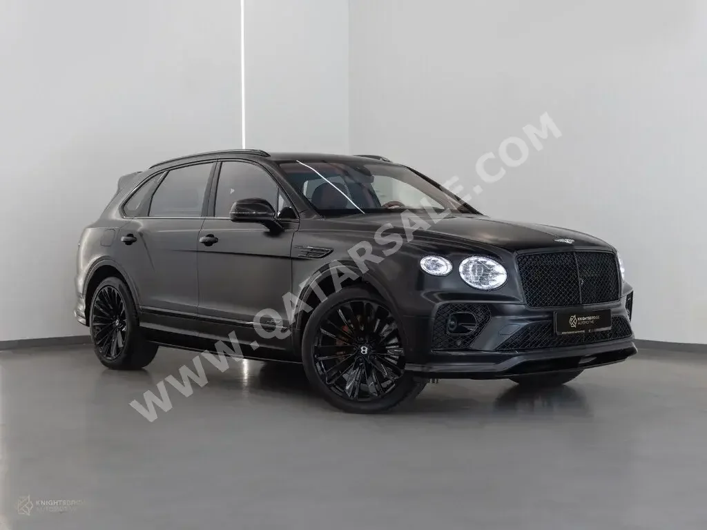 Bentley  Bentayga  Speed  2021  Automatic  15,850 Km  12 Cylinder  Four Wheel Drive (4WD)  SUV  Black Matte  With Warranty